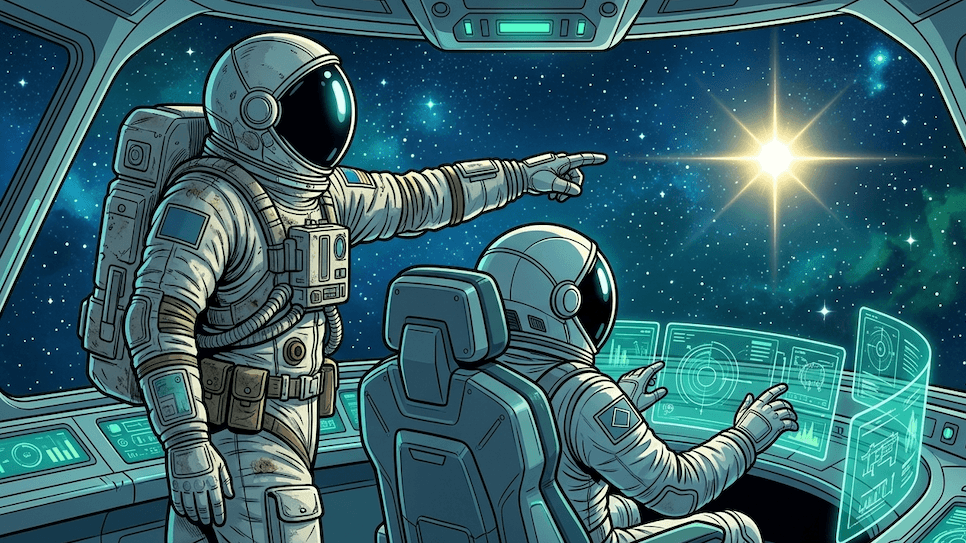 Experienced sales leader and a sales rep on their way to a customer meeting.